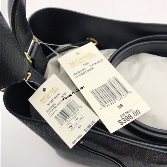NWT Michael Kors Suri Bucket Bag Set - Picture 4 of 10